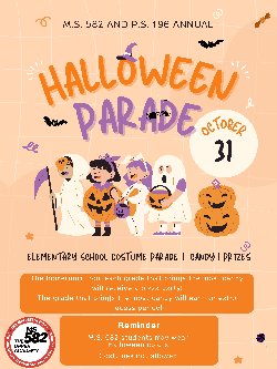 Halloween Flyer with event details